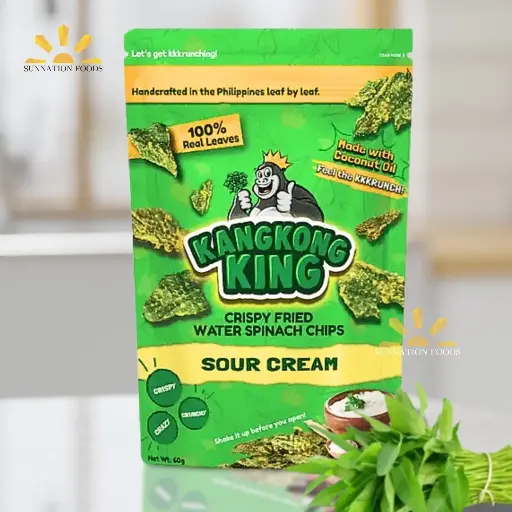 [5054] Kangkong King Chips SOUR CREAM 24x60g 