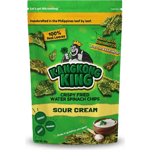 [5054] Kangkong King Chips SOUR CREAM 24x60g 