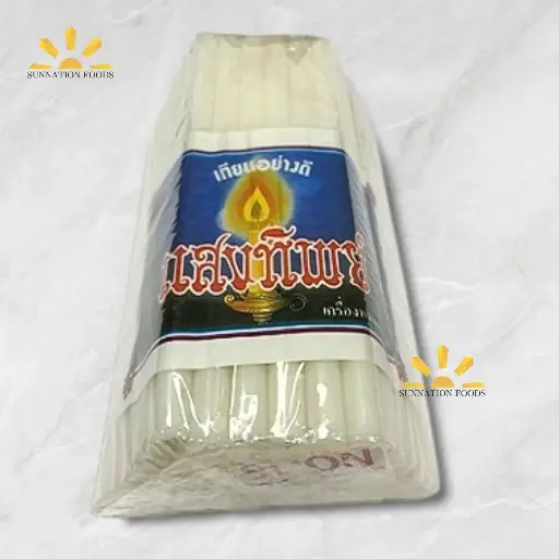 [5069] Candle #10 WHITE 10x4”x51pc(inner)
