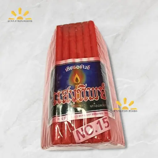 [5071] Candle #15 RED 10x5”x51pc(inner)