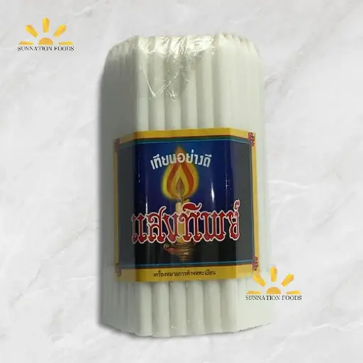 [5072] Candle #15 WHITE 10x5”x51pc(inner)