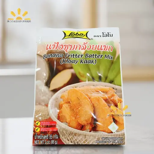 [5078] Lobo BANANA FRITTER Batter Mix 10x85g(inner)
